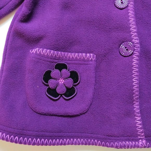 ⭐️NWOT⭐️Elegant Purple Coat & Hat 4/5 - Picture 2 of 8